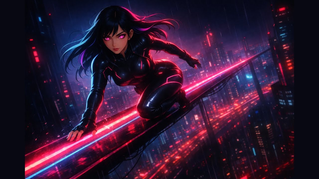 🔴 LIVE: Cyberpunk Hyperfocus Music — Deep Focus for Studying, Coding & ADHD Productivity (24/7)