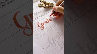 Easy Calligraphy Practice: Grateful Heart | Patreon Exclusive Worksheet  #nhuandaocalligraphy