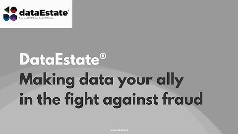 DataEstate® - Making data your ally in the fight against fraud
