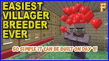 How to make Super Easy Villager Breeder For Minecraft 1.14+ (Tutorial) 1.16