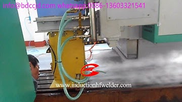 induction hardening machine for guide rail