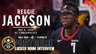 Reggie Jackson Full Post Game Two Locker Room Interview vs. Timberwolves 🎙