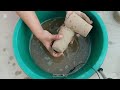 Pure yellow sand water crumbling must watch#puresand #sandmentcrushing #dustyasmr793#satisfying