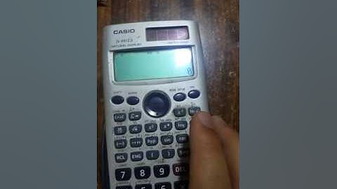 Mod for negative number Casio fx
