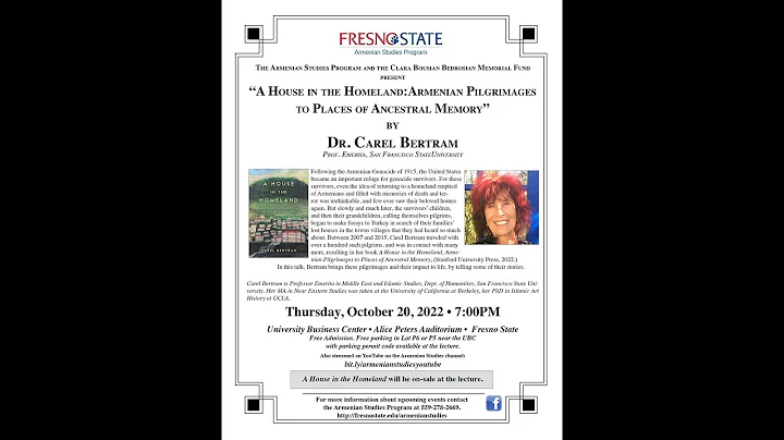 "A House in the Homeland: Armenian Pilgrimages to ...