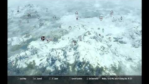 Elder Scrolls V Skyrim Second addon to Freeze Frost Breath Shout.avi