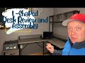Szxkt l shaped desk with storage  unboxing assembly and review