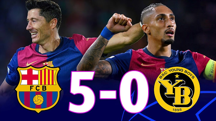 BARCELONA VS YOUNG BOYS [5-0], CHAMPIONS LEAGUE 2024/25 - MATCH REVIEW