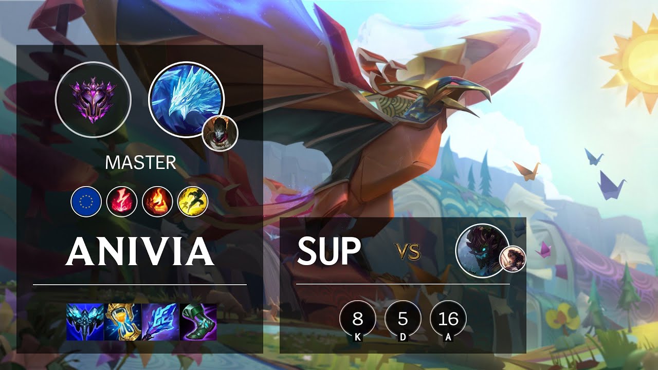 Anivia Support vs Maokai - EUW Master Patch 11.1