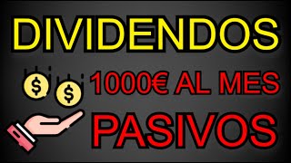 ¿Cuánto DINERO se necesita para VIVIR DE LA BOLSA? | Invertir por dividendos #002