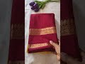 ✨💫 Vyom Silk silk & cotton mixed saree – 📲 Order on WhatsApp: 9632729716
