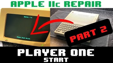 Apple IIc Restoration (Part 2) - Player One Start