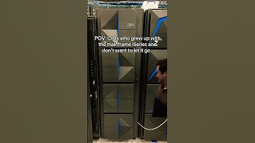 Some CIOs love their iSeries mainframes! #ibm #iseries #mainframe