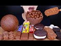 ASMR MAGNUM MALTESERS FERRERO ROCHER CHOCOLATE ICE CREAM MUKBANG 초콜릿 먹방 チョコレート Cokelat EATING SOUNDS