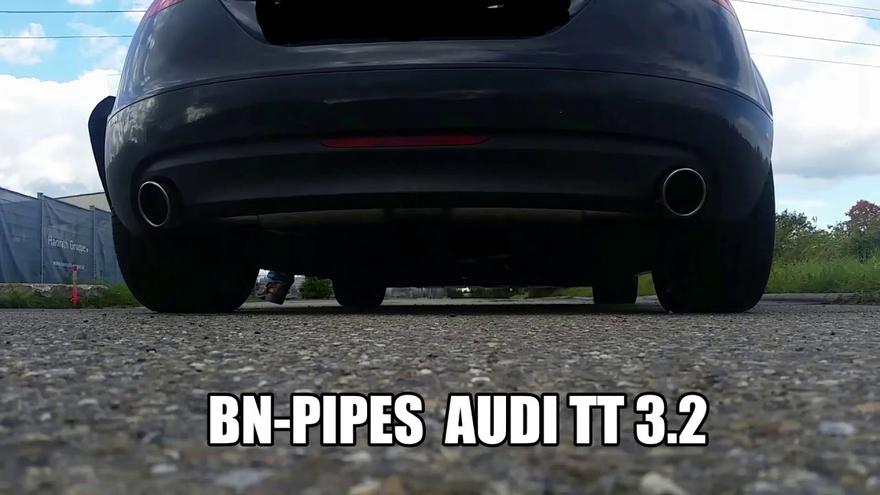 Audi TT 8J  3.2 V6 BN Pipes Sound
