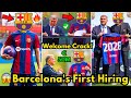 Official barcelona announces its first hiring finally now yes barcelona news today