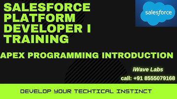 Salesforce Platform Developer - Apex Introduction-1 || iWave Labs