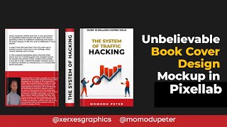 Book Cover Design In Pixellab and Photopea #pixellab #photopeatutorials screenshot 5