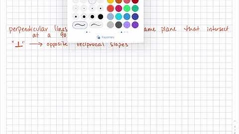 Alg 1 - 4.3 Parallel and Perpendicular Lines