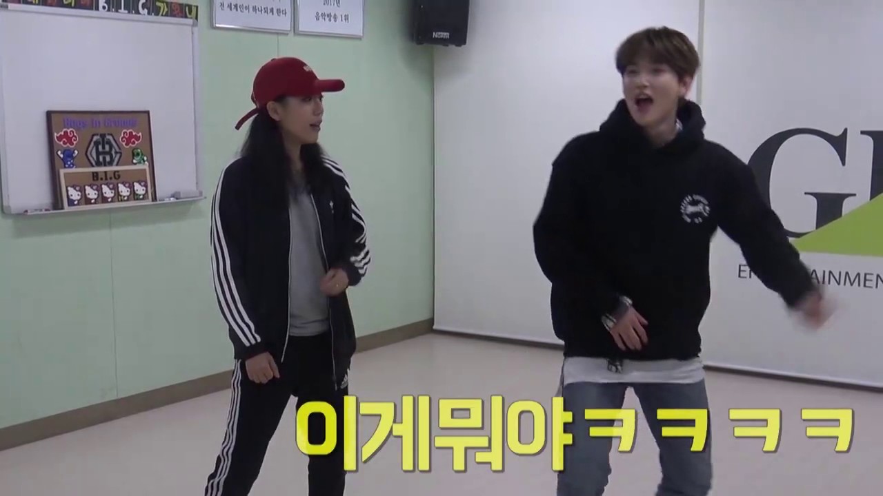 J-HOON B.I.G (비아이지) exercise day of '123' dance with @hozzah2