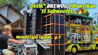 MEMED Ugal Ugalan🔥Detik' BREWOG Cek Sound Persiapan Karnaval Urek Urek Gondanglegi 15 Sub