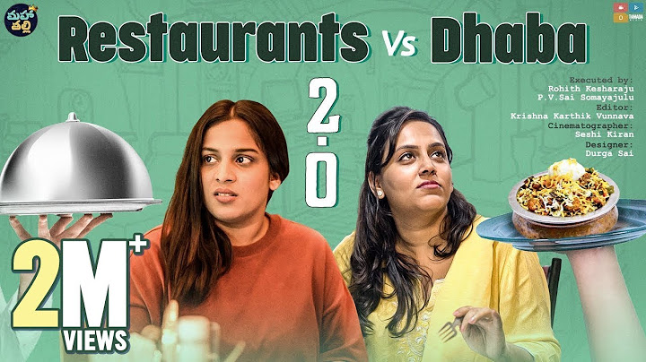 Restaurants Vs Dhaba 2.0 || Mahathalli || Tamada Media
