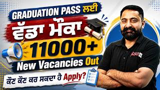 New Vacancy 2026 | 11000 New Vacancies Out | Government Job Vacancy 2026 | Mahander Sir New Vacancy 2026 | 11000 New Vacancies Out | Government Job Vacancy 2026 | Mahander Sir