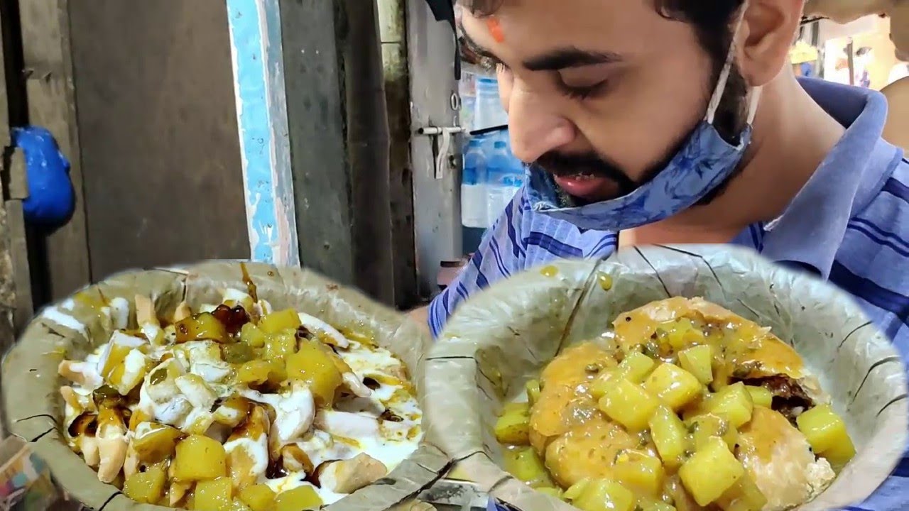 Mouth Watering Chaat in Kolkata Street | Khasta Kachori Chaat 22 rs & Namkeen Chaat 14 rs | Indian Food Loves You