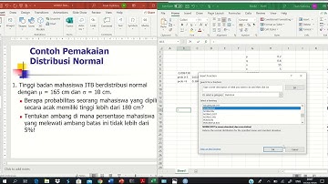 Excel untuk Menghitung Probabilitas (Distribusi Poisson, Normal, dan Gamma