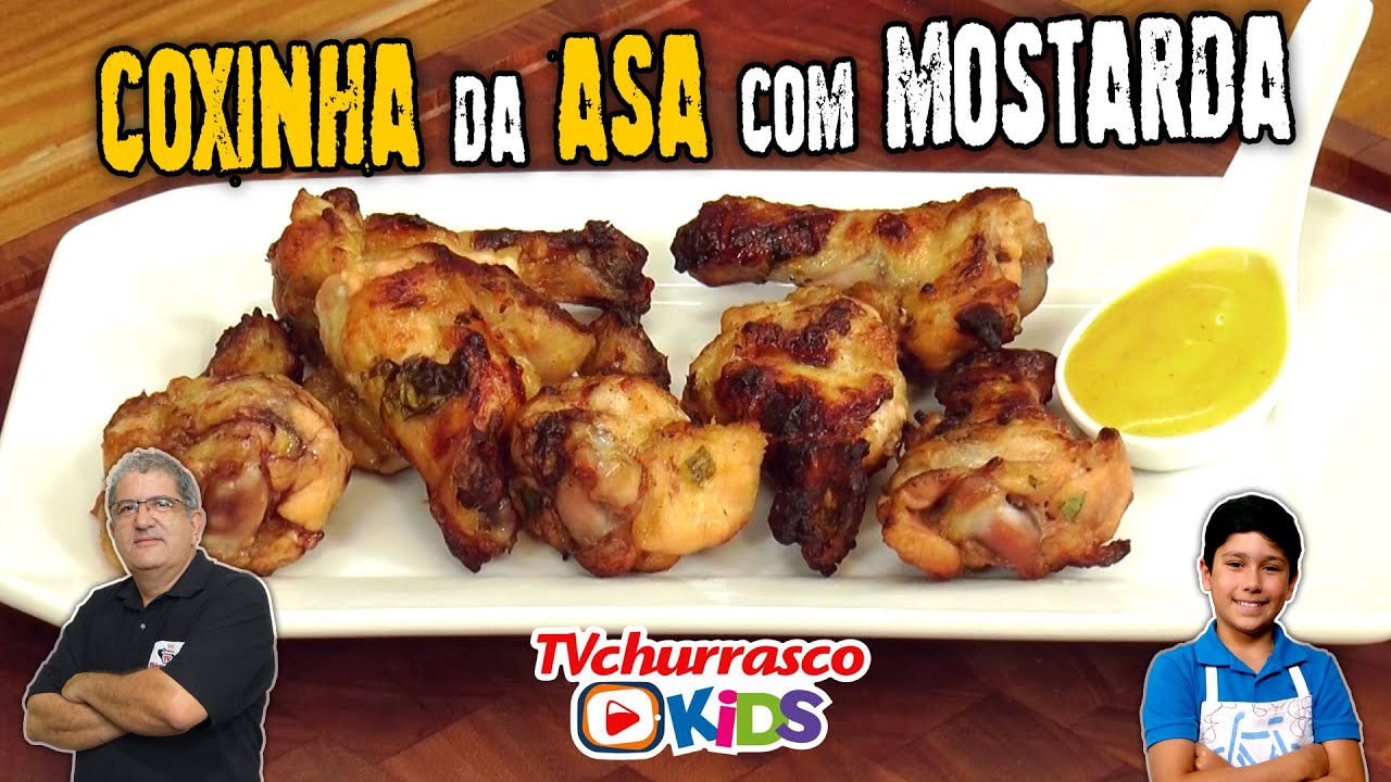 RECEITA DE COXINHA DA ASA COM MOSTARDA - TV CHURRASCO