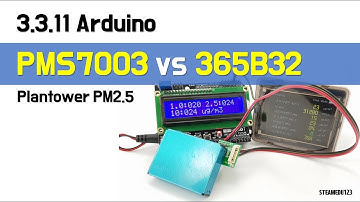 [모두의 아두이노 환경 센서] C202 미세먼지 센서 ♡ Arduino PMS7003 vs 365B32
