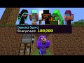 Minecraft Manhunt but I secretly use Sharpness 100,000...