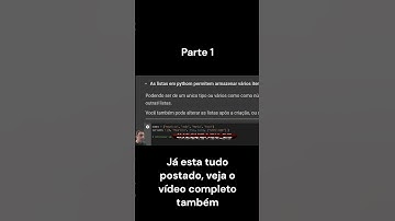 Python | Inserindo dados na lista,append aula 1 #python #programação #programacao #dev #software