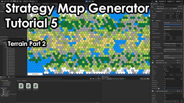 Making a Hex Based Strategy Map Generator in Unity - Tutorial 5 - Terrain Part 2