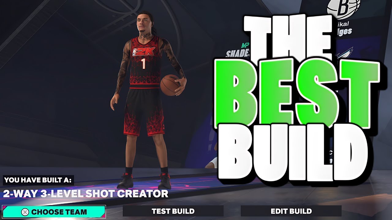 2K25 BEST GUARD BUILD 2-WAY 3-LEVELING SHOT CREATE!!!!! CAN DO IT ALLL ...