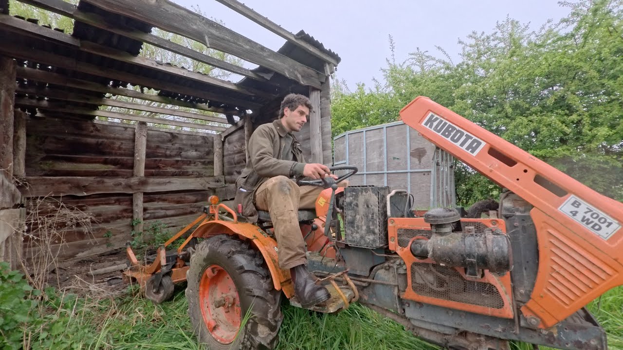 I Bought a Micro Tractor Left to Rot for 5 Years in a Collapsing Shed (silent edit).