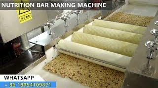 How to make nutrition bars?protein bar manufacturing process line|Nuts Energy Bar Making Machine