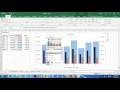 How to Prepare an Overlapping Bar chart in Excel