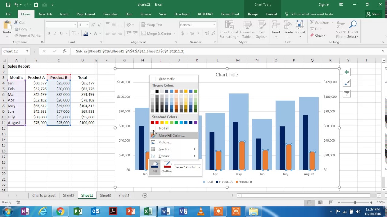 Overlay Charts In Excel