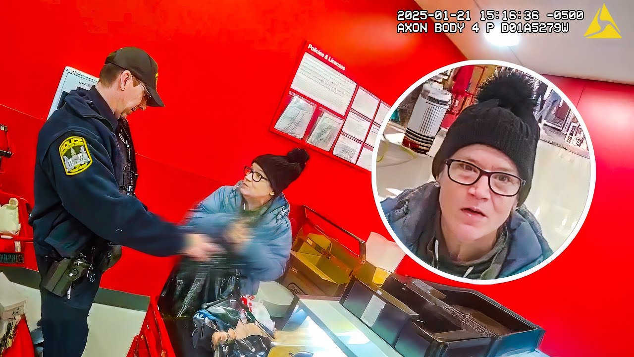 Police Surprise Shoplifter Seconds Before Escape - YouTube