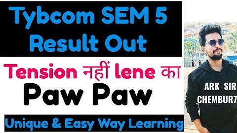2024 TyBcom sem5 Results Out Mumbai University Idol exam Atkt STUDENTS kya Kare? Revaluation Result