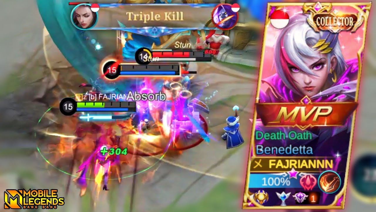 TOP GLOBAL BENEDETTA | BENEDETTA HIGH DAMAGE | BENEDETTA GAMEPLAY MOBILE LEGENDS