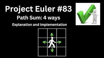 Path Sum: 4 ways | Project Euler Problem 83 | Explanation and Implementation