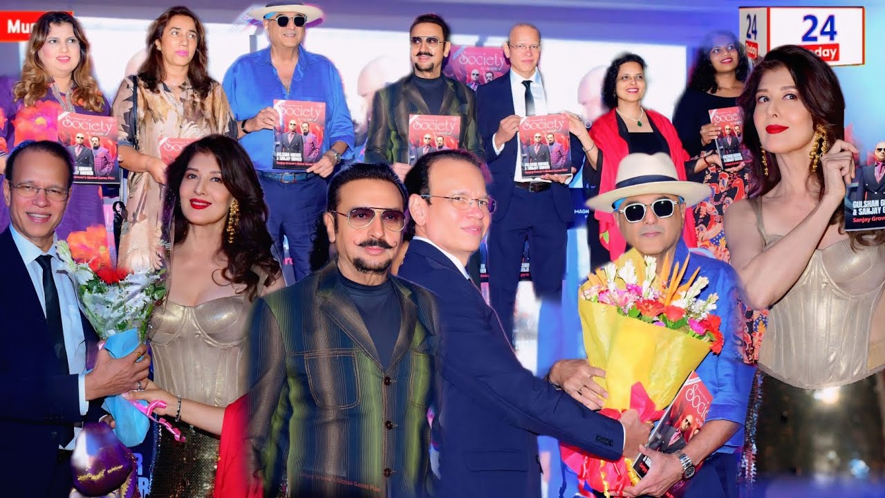 Society Achievers Magazine Unveils Special Edition on Gulshan Grover & Sanjay Grover at Osttaad