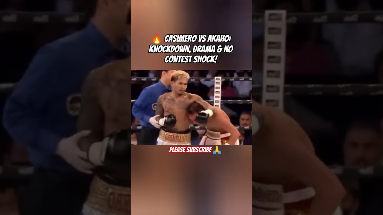 🔥 Казимеро против Акахо: нокдаун, драма и шок без состязаний!