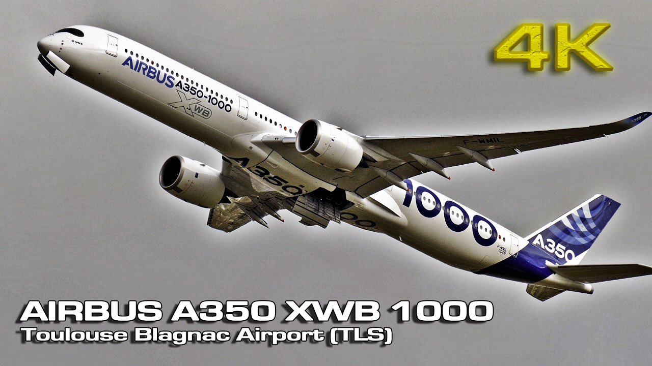 Airbus A350 XWB 1000 TakeOffs & Landing [4K] - YouTube