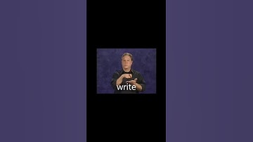 How to sign writing  #shorts #learnASL #AmericanSignLanguage #signlanguage Learn & retain #ASL