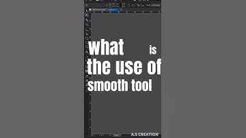 CorelDRAW Smooth Tool Explained in Seconds!✨