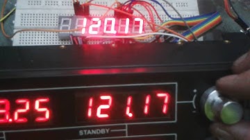 Arduino Encoder Max7219 Link2FS Stack Radios Cockpit simulator Display