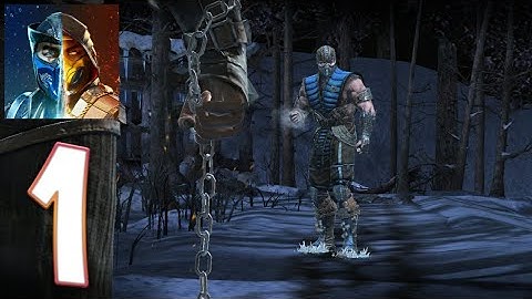 Mortal kombat mobile - Gemplay walkthrough Part 1 - Tutorial (ios,Android)